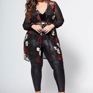 🍂NWT Sheer Duster